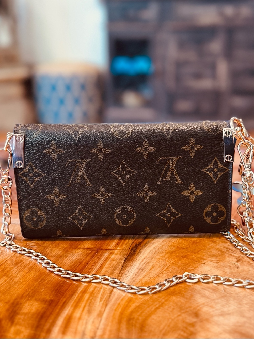 Louis Vuitton monogram vintage Sarah wallet converted Crossbody 2012 - Picture 4 of 14